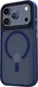 iPhone 17 Pro Hoesje met MagSafe Back Cover Matte Donker Blauw afbeelding 17
