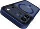 iPhone 17 Pro Hoesje met MagSafe Back Cover Matte Donker Blauw afbeelding 18