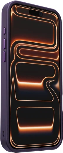 iPhone 17 Pro Hoesje met MagSafe Back Cover Matte Donker Paars afbeelding 18
