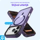 iPhone 17 Pro Hoesje met MagSafe Back Cover Matte Donker Paars afbeelding 7