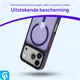 iPhone 17 Pro Hoesje met MagSafe Back Cover Matte Donker Paars afbeelding 8