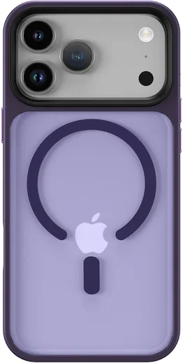 iPhone 17 Pro Hoesje met MagSafe Back Cover Matte Donker Paars afbeelding 12