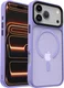 iPhone 17 Pro Hoesje met MagSafe Back Cover Matte Paars afbeelding 1