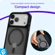 iPhone 17 Pro Hoesje met MagSafe Back Cover Matte Zwart afbeelding 10