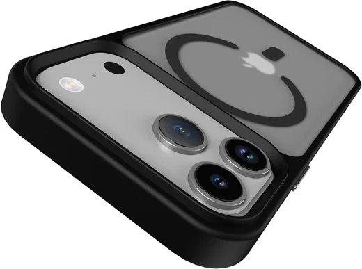 iPhone 17 Pro Hoesje met MagSafe Back Cover Matte Zwart afbeelding 17