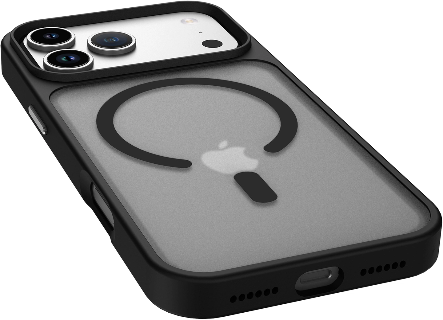 iPhone 17 Pro Hoesje met MagSafe Back Cover Matte Zwart afbeelding 18
