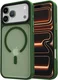 iPhone 17 Pro Hoesje met MagSafe Back Cover Matte Donker Groen afbeelding 19