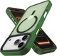 iPhone 17 Pro Hoesje met MagSafe Back Cover Matte Donker Groen afbeelding 11