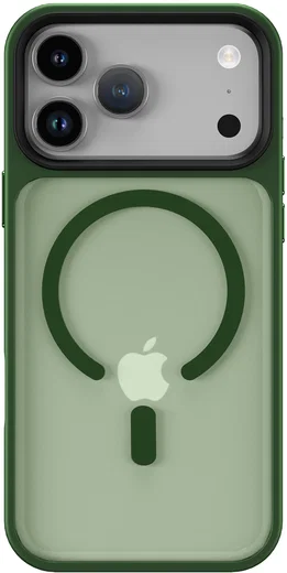 iPhone 17 Pro Hoesje met MagSafe Back Cover Matte Donker Groen afbeelding 12