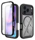 Apple iPhone 17 Pro Hoesje Full Protect 360° Cover met MagSafe Zwart