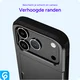 Apple iPhone 17 Pro Hoesje met Slider Kaarthouder Back Cover Zwart afbeelding 9
