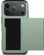 Apple iPhone 17 Pro Hoesje met Slider Kaarthouder Back Cover Groen afbeelding 12