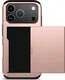 Apple iPhone 17 Pro Hoesje met Slider Kaarthouder Back Cover Roze afbeelding 12