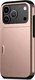 Apple iPhone 17 Pro Hoesje met Slider Kaarthouder Back Cover Roze afbeelding 15
