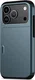 Apple iPhone 17 Pro Hoesje met Slider Kaarthouder Back Cover Blauw afbeelding 15
