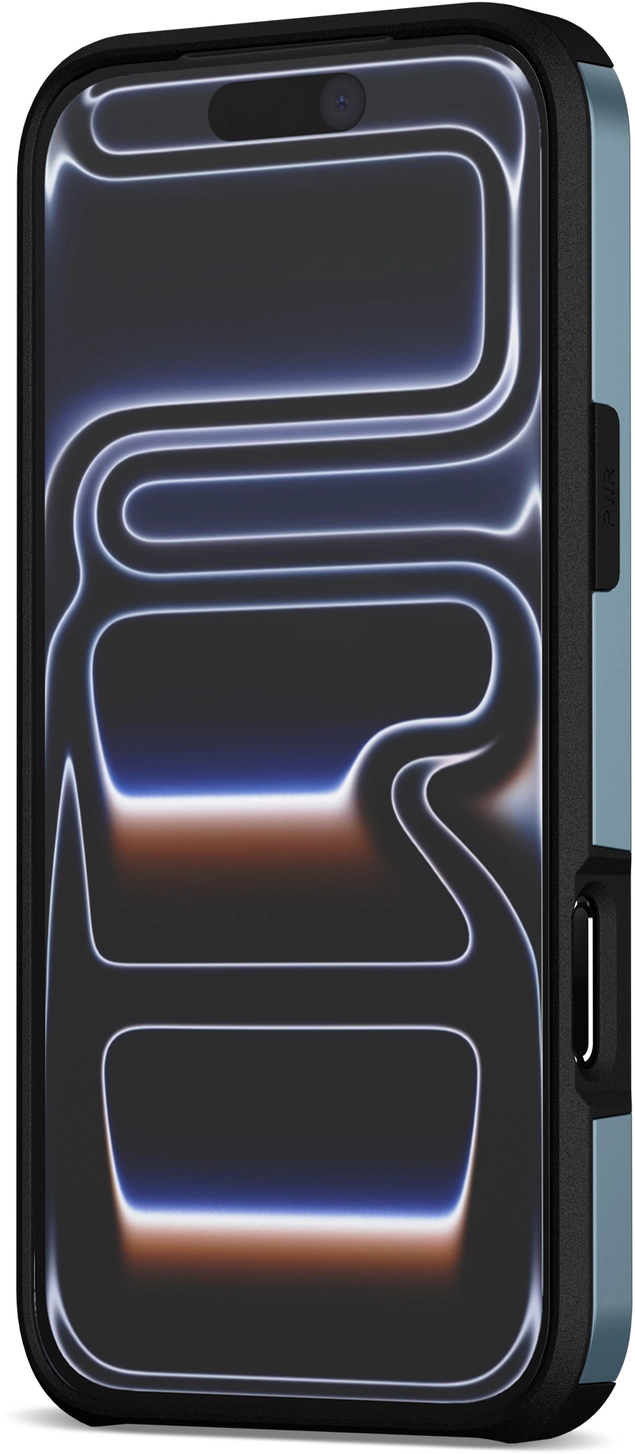 Apple iPhone 17 Pro Hoesje met Slider Kaarthouder Back Cover Blauw afbeelding 16