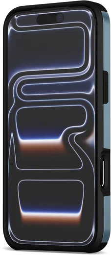 Apple iPhone 17 Pro Hoesje met Slider Kaarthouder Back Cover Blauw afbeelding 16