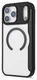 Apple iPhone 17 Pro Hoesje met MagSafe Book Case Transparant Zwart afbeelding 8