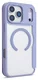 Apple iPhone 17 Pro Hoesje met MagSafe Book Case Transparant Paars afbeelding 5