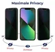 Rosso iPhone 17 Pro 9H Tempered Glass Screen Protector Privacy afbeelding 4