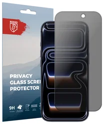Rosso iPhone 17 Pro 9H Tempered Glass Screen Protector Privacy afbeelding
