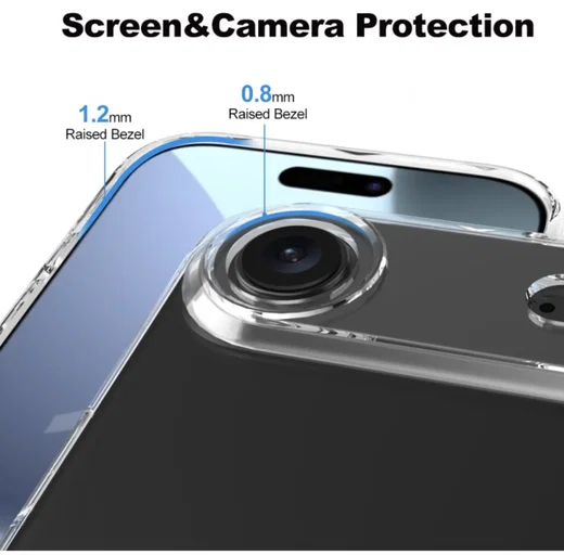 Apple iPhone Air Hoesje Dun TPU Back Cover Transparant afbeelding 6