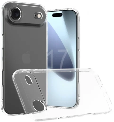 Apple iPhone Air Hoesje Dun TPU Back Cover Transparant afbeelding 1