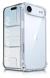 Apple iPhone Air Hoesje Schokbestendig en Dun TPU Back Cover Transparant afbeelding