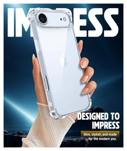 Apple iPhone Air Hoesje Schokbestendig en Dun TPU Back Cover Transparant afbeelding 10
