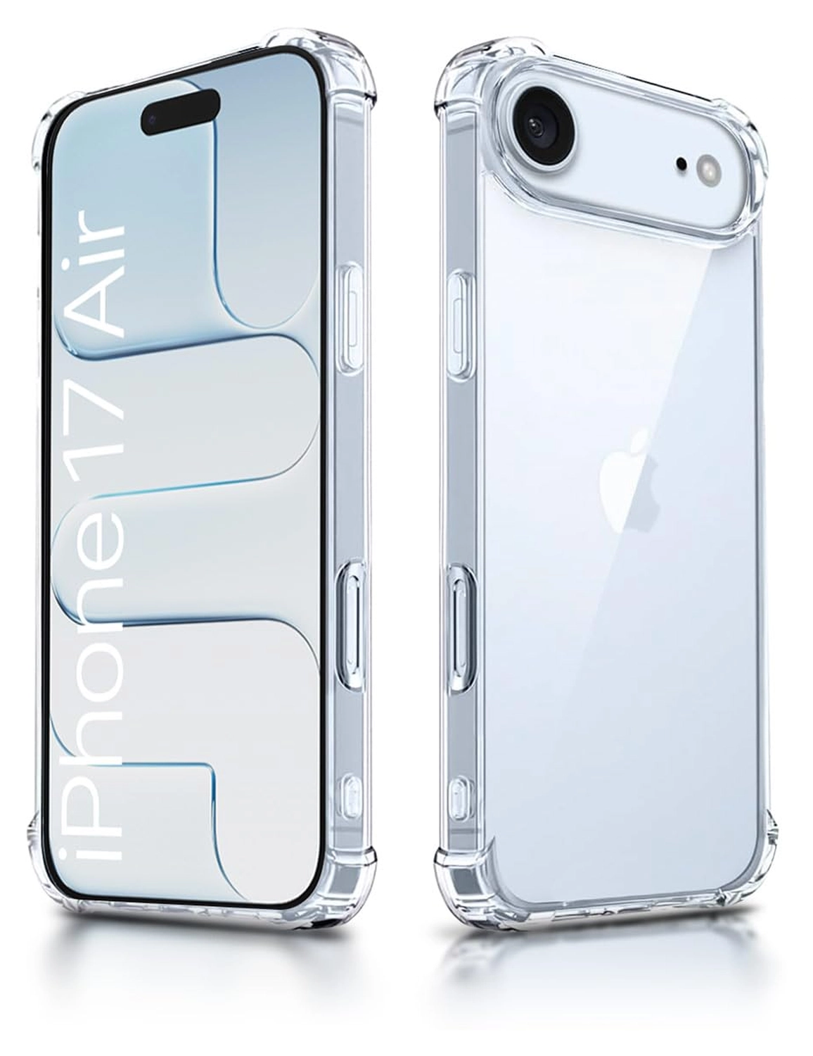 Apple iPhone Air Hoesje Schokbestendig en Dun TPU Back Cover Transparant afbeelding 11