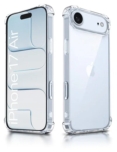 Apple iPhone Air Hoesje Schokbestendig en Dun TPU Back Cover Transparant afbeelding 11