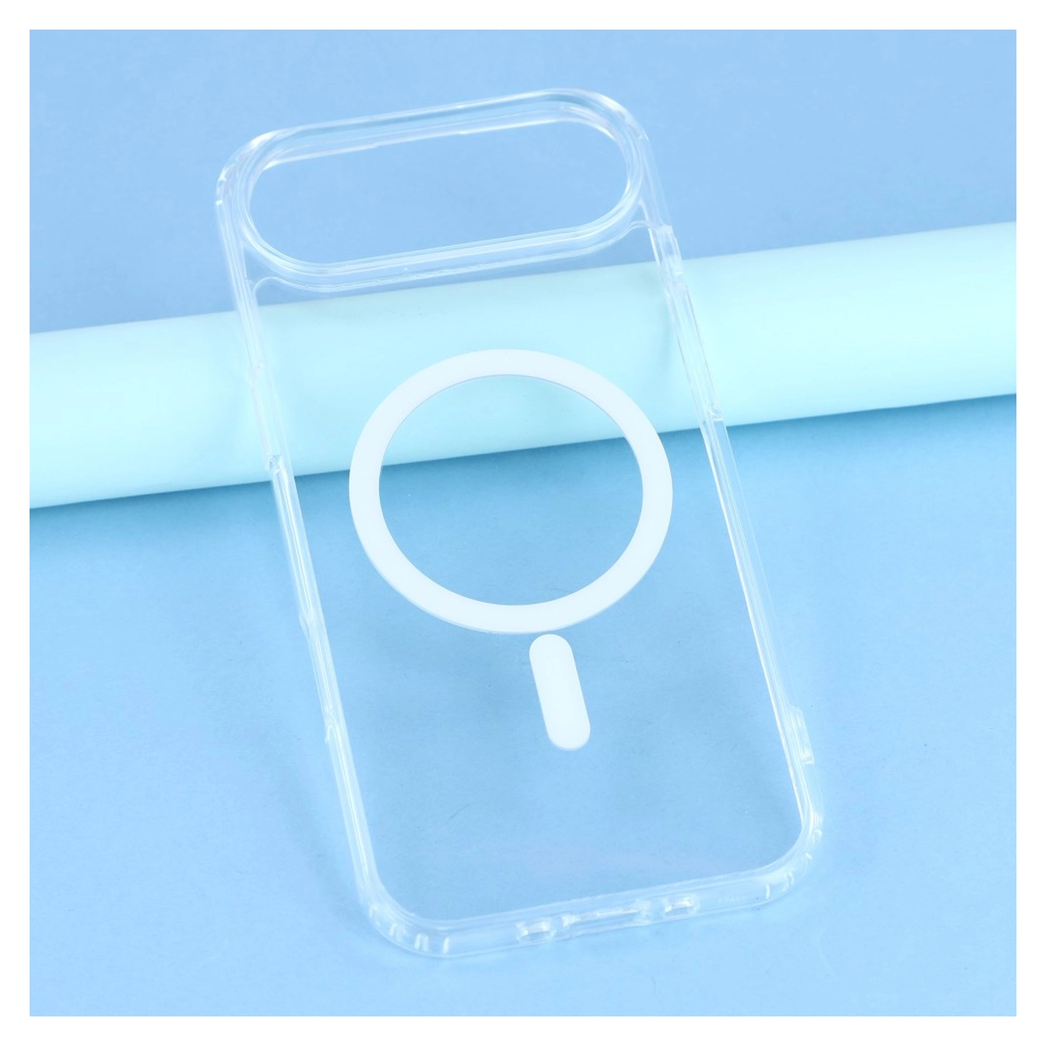 Apple iPhone Air Hoesje MagSafe Dun TPU Back Cover Transparant afbeelding 3