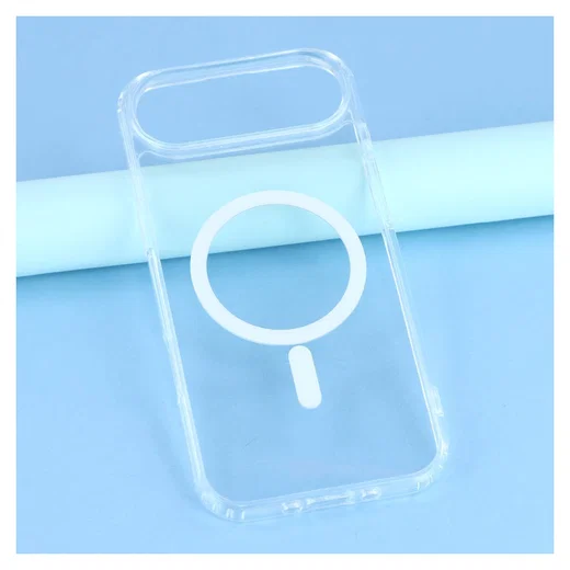Apple iPhone Air Hoesje MagSafe Dun TPU Back Cover Transparant afbeelding 3