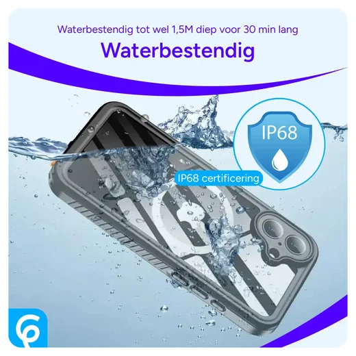 SBG Outdoor Case Apple iPhone Air Waterdicht met MagSafe Zwart afbeelding 4