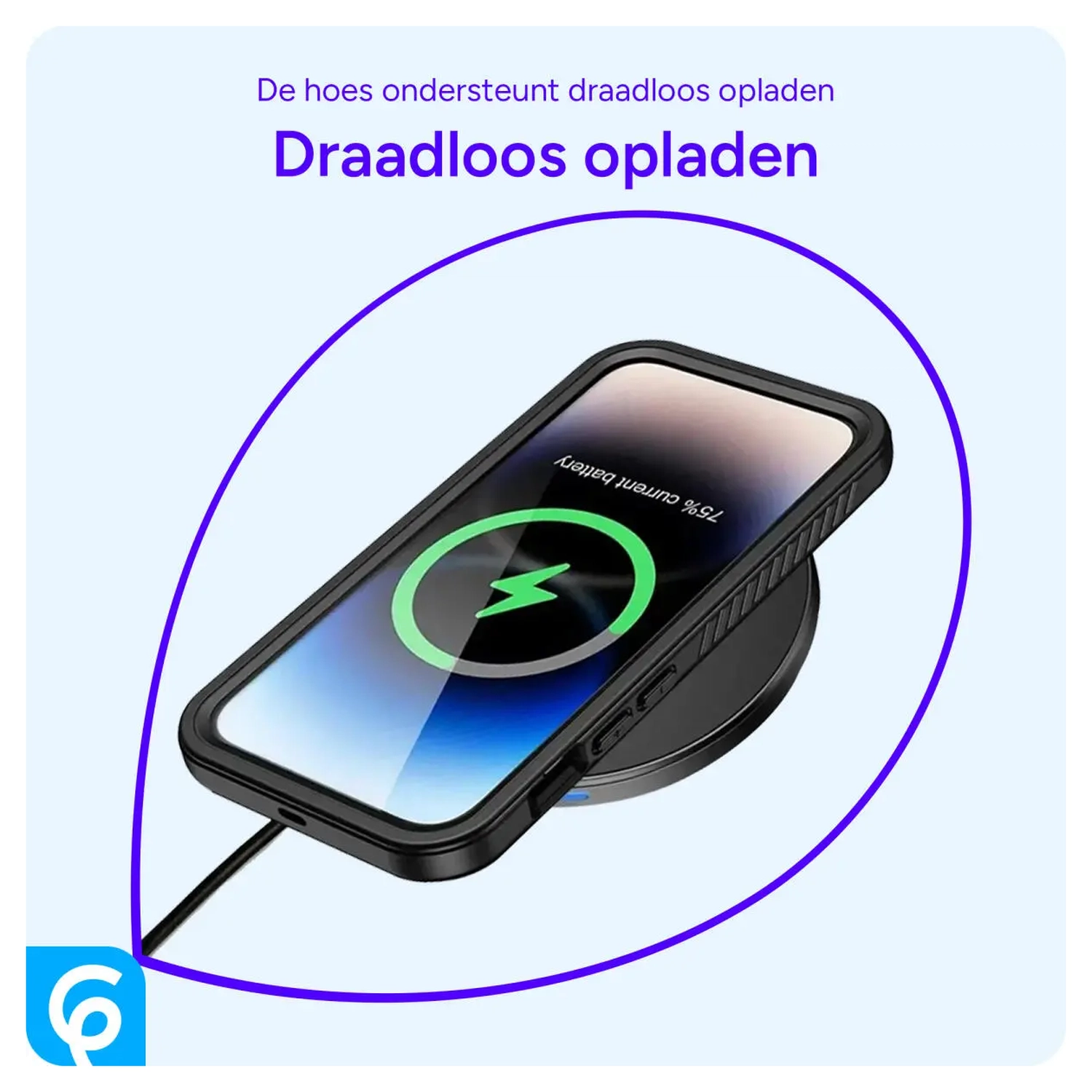 SBG Outdoor Case Apple iPhone Air Waterdicht met MagSafe Zwart afbeelding 7