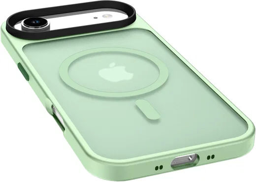 Apple iPhone Air Hoesje met MagSafe Back Cover Matte Groen afbeelding 10