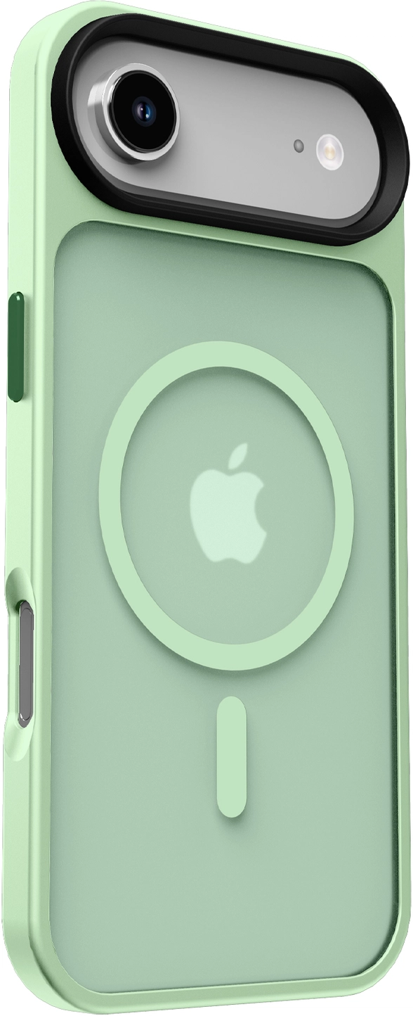 Apple iPhone Air Hoesje met MagSafe Back Cover Matte Groen afbeelding 11