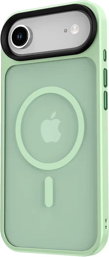 Apple iPhone Air Hoesje met MagSafe Back Cover Matte Groen afbeelding 14