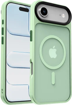 Apple iPhone Air Hoesje met MagSafe Back Cover Matte Groen