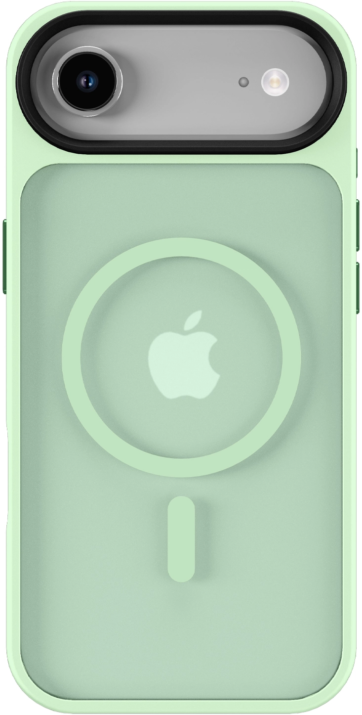 Apple iPhone Air Hoesje met MagSafe Back Cover Matte Groen afbeelding 7