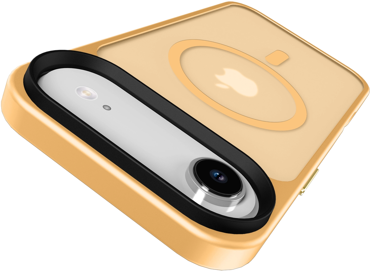 Apple iPhone Air Hoesje met MagSafe Back Cover Matte Oranje afbeelding 8