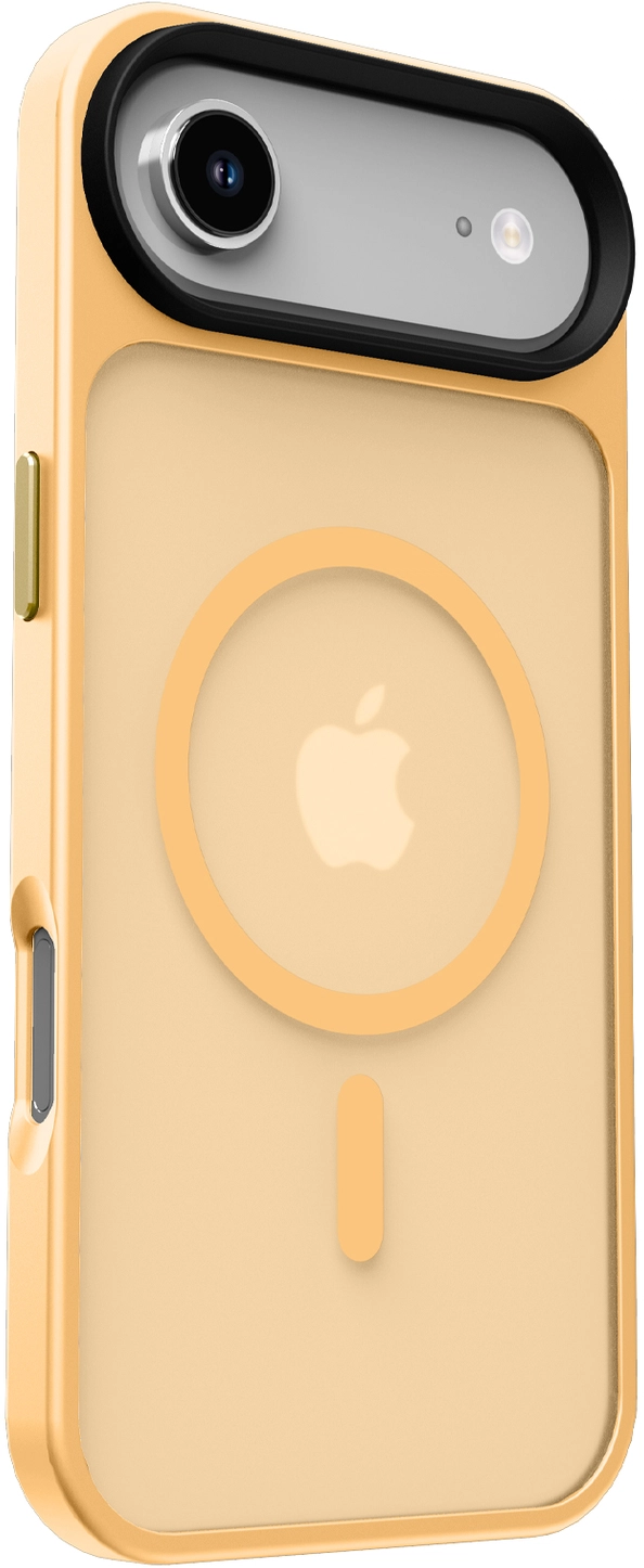 Apple iPhone Air Hoesje met MagSafe Back Cover Matte Oranje afbeelding 10