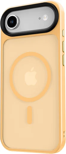 Apple iPhone Air Hoesje met MagSafe Back Cover Matte Oranje afbeelding 13