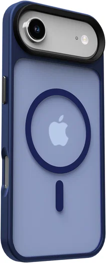 Apple iPhone Air Hoesje met MagSafe Back Cover Matte Donker Blauw afbeelding 12