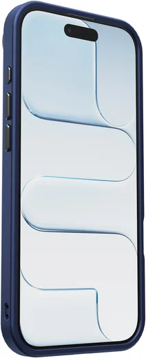 Apple iPhone Air Hoesje met MagSafe Back Cover Matte Donker Blauw afbeelding 13