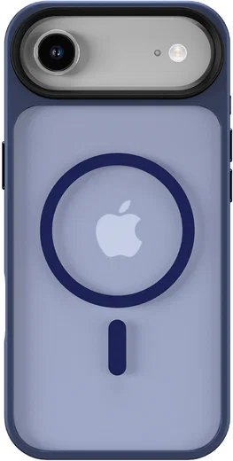 Apple iPhone Air Hoesje met MagSafe Back Cover Matte Donker Blauw afbeelding 7