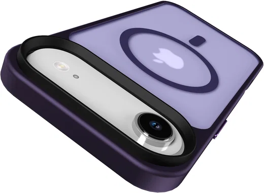 Apple iPhone Air Hoesje met MagSafe Back Cover Matte Donker Paars afbeelding 8
