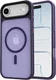 Apple iPhone Air Hoesje met MagSafe Back Cover Matte Donker Paars afbeelding 15