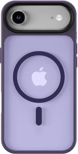 Apple iPhone Air Hoesje met MagSafe Back Cover Matte Donker Paars afbeelding 7