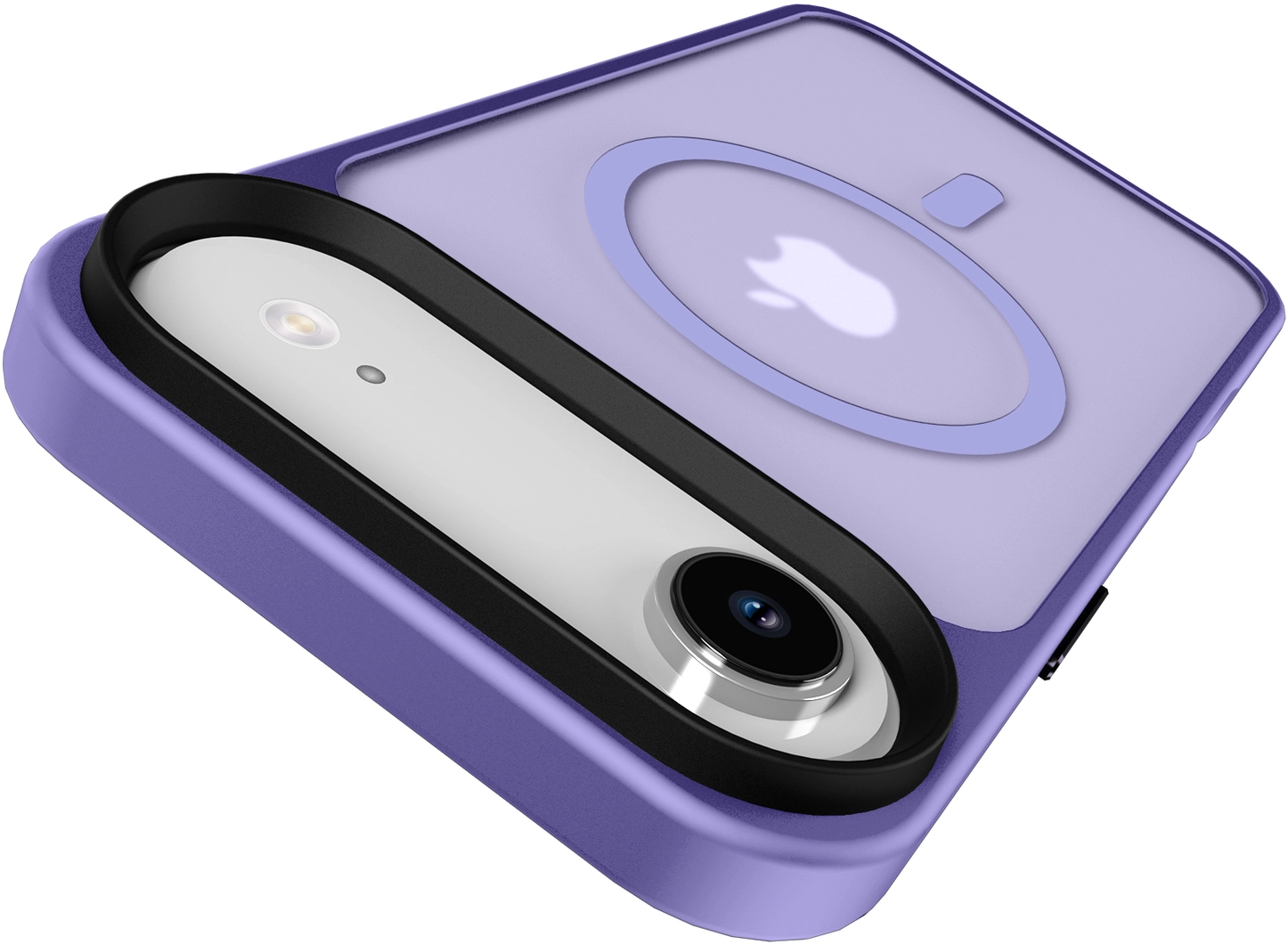 Apple iPhone Air Hoesje met MagSafe Back Cover Matte Paars afbeelding 8